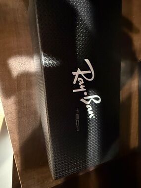 Ray-Ban Black Textured Tech Sunglass Case